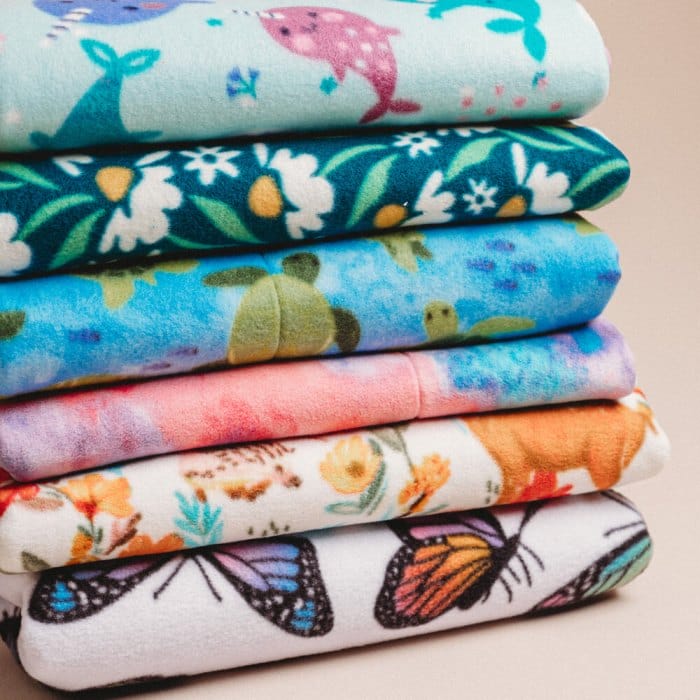 Stack of absorbent liners by Teacup Nethies