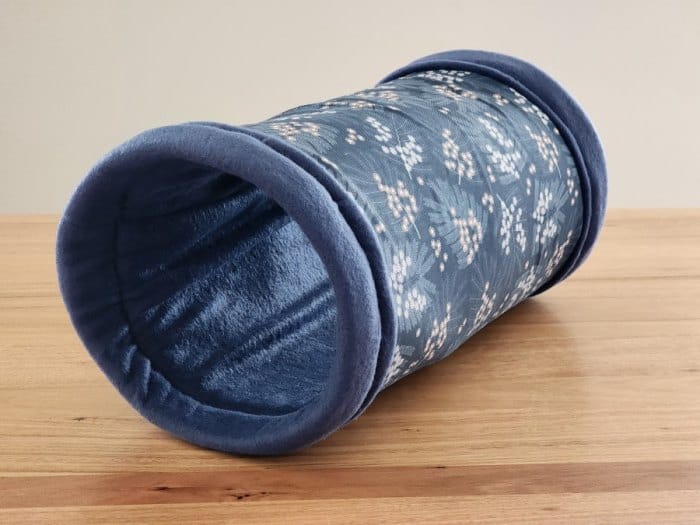 blue fleece tunnel