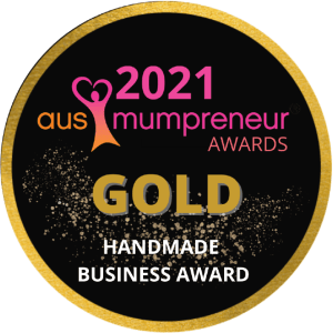 Rabbit toys 2 2021 ausmumpreneur gold for the "handmade business award"