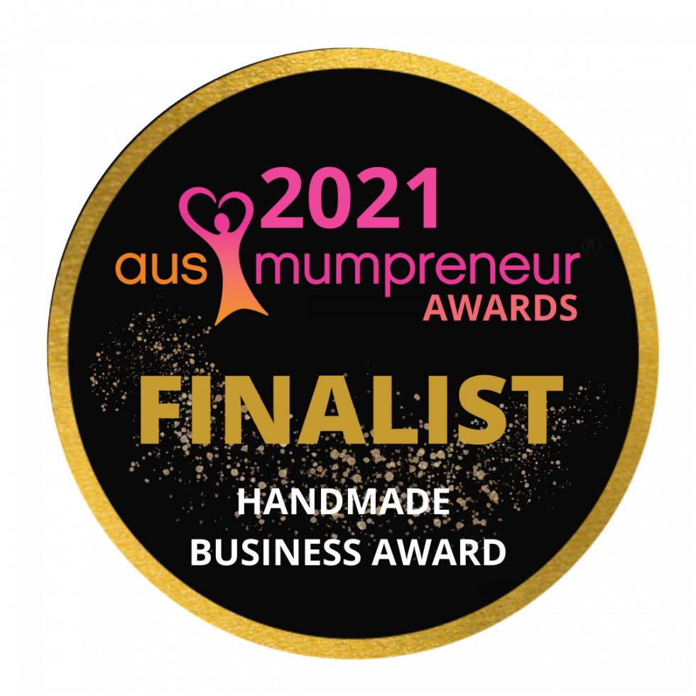 2021 ausmumpreneur finalists in 3 categories! 1 2021 ausmumpreneur awards finalist for the handmade category
