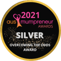 Rat accessories 13 2021 ausmumpreneur silver for the "overcoming the odds award"