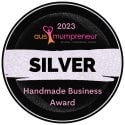Rabbit accessories 12 2023 handmade business award - silver