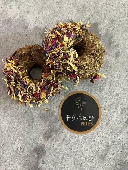 Sprinkle Flower Donuts (2 pack)