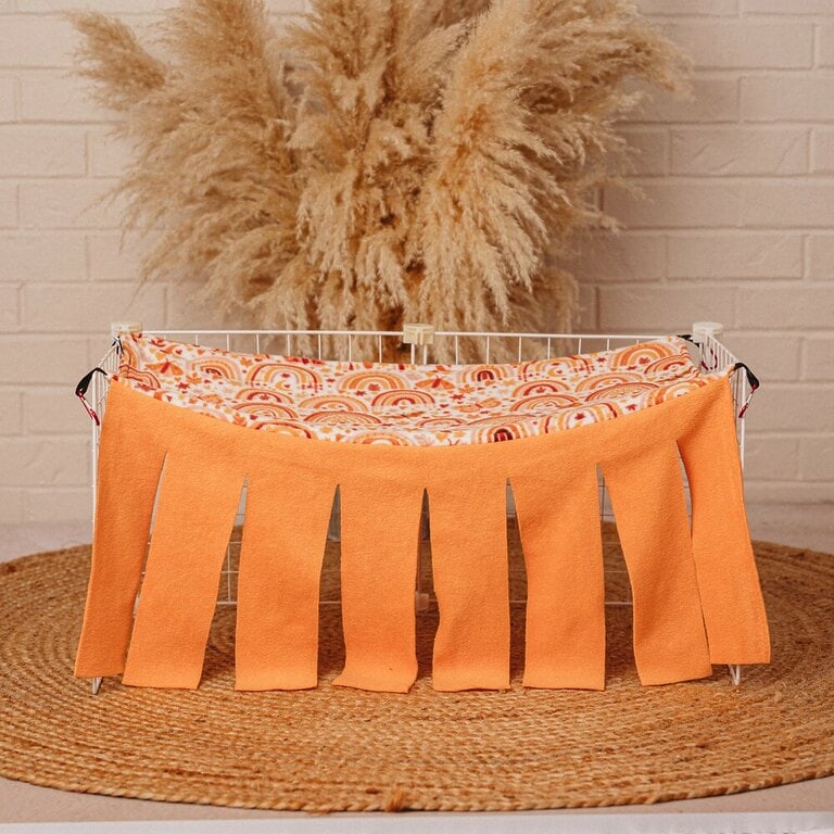 Fleece-canopy-curtain Fleece canopy curtain by teacup nethies
